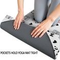 thumbnail image 3 of White Cow Moo Milk Pattern Hot Yoga Mat Towel Non Slip for Hot Yoga - Quick-Drying Yoga Mat Cover with 4 Corner Pockets with Travel Bag - Hot Yoga Towel Non Slip Grip Moisture Wicking Sweat 70"x26", 3 of 6
