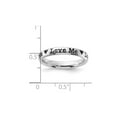 thumbnail image 2 of Sterling Silver Enameled Love Me Band Ring, 2 of 5