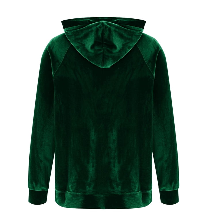 Zipper Hoodie Velvet Hoodie Men's Velvet D Zip Hoodie Men's L