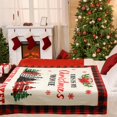 thumbnail image 6 of 50'''' x 60'''' Christmas Throw Blanket This is My Christmas Movie Watching Blanket Plush Warm Black Red Movie Lover Gifts Home Decoration for Sofa Couch Bed, 6 of 6
