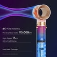 thumbnail image 2 of IG INGLAM MegaAIR Styler, secador de pelo profesional 5 en 1 con cepillo intercambiable, motor BLDC sin escobillas de 110&nbsp;000 RPM, aire caliente iónico, voluminizador y moldeador, color blanco, 2 of 5