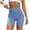Light Blue women high waisted running shorts a1, variant on Cagogo Women's High Waisted Quick Dry Sport Shorts Slim Fit Casual Workout Athletics Running Yoga Gym Shorts Summer Activewear Beach Lounge Trousers, Wine 2XL