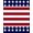 Red White Blue, Pattern 1, variant on ODIKA Patriotic Stars Stripes Memorial Independence Halloween Plaid for Playroom, Bedroom, Reading Nook, Pet Friendly & Kids Safe Play