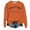 Orange, variant on UFOUND Sweatshirt Women Casual Crew Neck Pocket New York City English Letter Printed Pullover Long Sleeve Winter Tops Relaxed Fit Dailywear