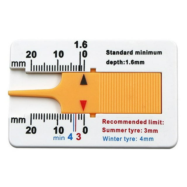 Measuring Tools Tire Tread Depth Gauge 0 To 22mm Caliper for Accurate Motorcycle Tire Tread Measurement Tool for Vehicle