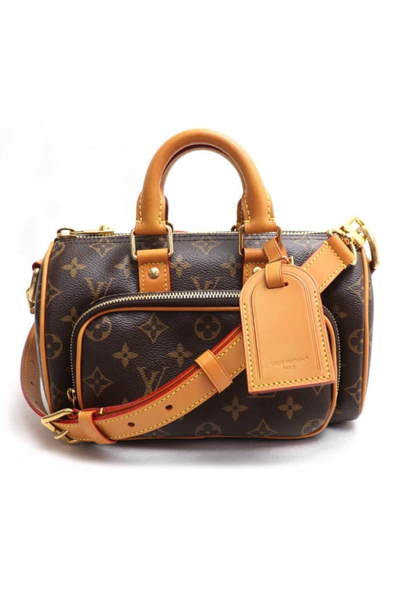 Pre-Owned LOUIS VUITTON Keepall Cargo 25 2-Way Shoulder Bag Monogram Brown M14981 IC Men's...