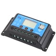 thumbnail image 3 of Controlador Solar Inteligente Anself con Pantalla LCD, 12V/24V 20A, Ideal para Paneles y Luces Solares, Protección Térmica y Sobrecarga, Dual USB 5V, 3 of 6