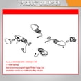 thumbnail image 2 of Motorcycle Rear Signal Light Rear Winker Lamp Replacement for RS150 V2 OEM: 33600-K56-M91, 33650-K56-M91, 2 of 7