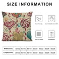 thumbnail image 5 of YINGXI  Throw Pillow Covers Pink Party Yummy Colorful Sweet Lollipop Candy Cane with Hearts Yellow Red Christmas Decorative Pillow Case Home Decor Pillowcase 20x20in, 5 of 5
