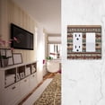 thumbnail image 5 of Yayeee Rocker Switch Wall Plate 1-Gang 4.6"x2.9" Home Decorative Outlet Cover, Tribal Art, 5 of 6