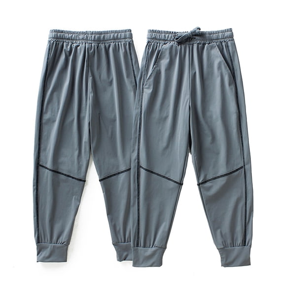 WOLLED Boy's Active Athletic Pants Kids Toddler Silk Quick-Drying Sweatpants Casual Jogger 5-14T Teen Casual Silk Long Pants