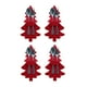 thumbnail image 4 of Yuarrent 4 unidades/juego de cubiertos colgantes de Navidad, chimenea, de pared, centro de mesa, tenedor, cuchara, bolsa de almacenamiento, Kits de decoración para fiestas Rojo Yuarrent HA068282-01B, 4 of 6