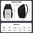 thumbnail image 4 of New York Xpress 25L Lightweight Travel Backpack Water-Resistant Casual Daypack for School, Travel, and Outdoor Activities,Black,8160, 4 of 7
