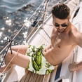 thumbnail image 2 of luoweisi Men's Beach Shorts Quick Dry Swim Trunks with Mesh Lining Frog XL, 2 of 5
