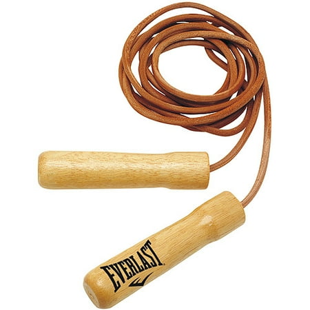 Everlast Leather Weighted Jump Rope - 9.