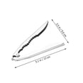 thumbnail image 2 of Mobutofu Sturdy Clam Opener Clamp Tight Tool Stainless Steel Automatic Opening with Spring for Professional Cooks 1Pack, 2 of 8