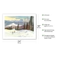 thumbnail image 2 of Mt. Thielsen Oregon - Snow Hunters - United Air Lines - Vintage Airline Travel Poster by Millard Sheets c.1958 - Bamboo Fine Art 290gsm Paper Print (Unframed) 18x24in, 2 of 4