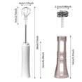 thumbnail image 3 of Automatic Coffee Frother Multipurpose Stainless Steel Whisk 3 Speed Adjustments Rechargeable Design for Milk Foam Mixing, 3 of 4