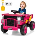 thumbnail image 1 of 12V Ride-On Dump Truck with Remote Control, Electric Dump Bed & Shovel, 1 of 7