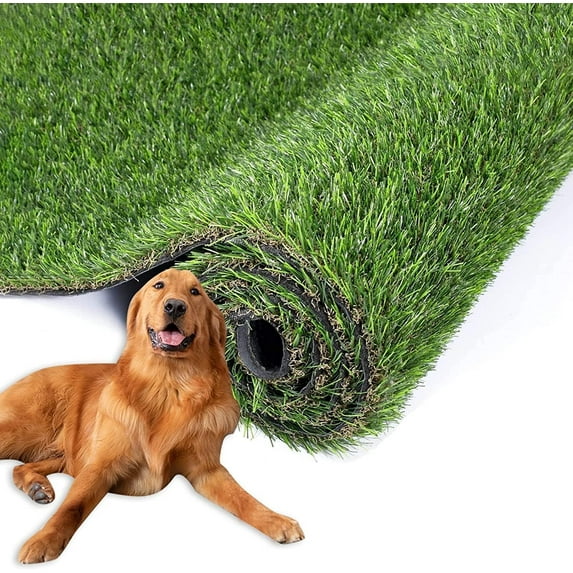 GOLDEN MOON 3FT x 6FT Artificial Grass for Dogs Fake Grass Mat Grass Dog Potty Training Grass Pee Pad for Pet Garden Play Yard