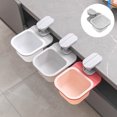 thumbnail image 3 of MasteelfCA 1Pc Multi-functional Rotary Table Trash Bin Sundry Storage Box for Home, 3 of 9