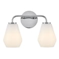 thumbnail image 2 of 85502CM Lark Gio - 20W 2 LED Bath Vanity-10.25 Inches Tall and 14.75 Inches Wide-Chrome Finish, 2 of 19