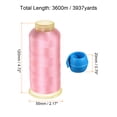 thumbnail image 2 of Uxcell Polyester Embroidery Thread and Thread Spools Savers Kit, Light Pink Blue, 2 of 6