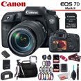 thumbnail image 1 of Canon EOS 7D Mark II DSLR Camera (Intl Model) with 18-135mm Lens & W-E1 Wi-Fi Adapter With Memory Card Kit, Filter Kit, Backpack, Tripod, LED Light and Cleaning Kit, 1 of 5