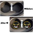 thumbnail image 3 of Car Cup holder Coaster Absorbent Cute Funny Fun Kawaii Cartoon Character Design Rubber, 3 of 5