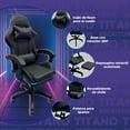 thumbnail image 3 of Silla Gamer Reclinable Ergonómica Con Descansa Pies Titano TT-SGCRP-B, 3 of 8