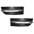 thumbnail image 1 of 1 par de cubiertas de rejilla de luz antiniebla for parachoques delantero de coche con marco cromado for Mercedes-Benz SLK Class R172 W172, 1 of 6