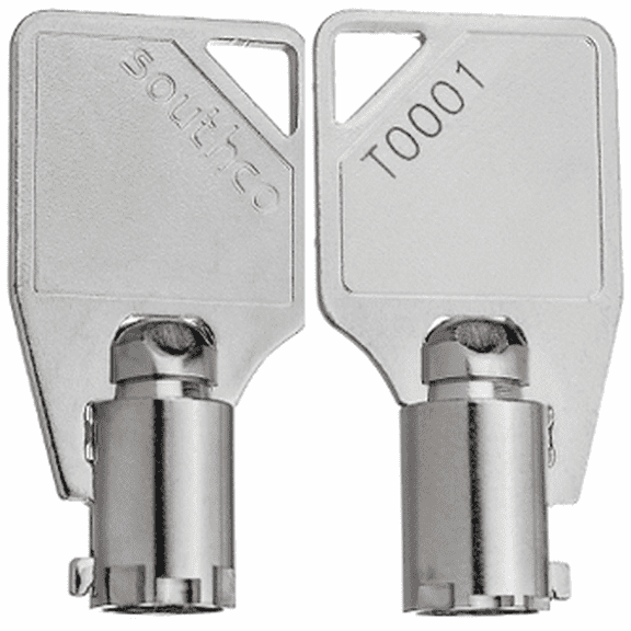 Tubular Replacement Key for Southco T0001