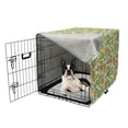 thumbnail image 5 of Mexican Dog Crate Cover, Traditional Elements Cartoon Maracas Taco Sombrero, Easy to Use Pet Kennel Cover Small Dogs Puppies Kittens, 7 Sizes, Multicolor, by Ambesonne, 5 of 6