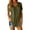 P688 Army Green, variant on Tfken Tshirts For Women Short Sleeve Summer V-Neck Tees Tops Baggy Casual T-Shirts Ladies Comfy Clothes Outerwear Size Xxxl Green