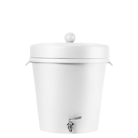 Ecofiltro Purificador Dispensador y Filtro de Agua Cerámica 20L Edición Especial Color Blanco Mate Ecológico con Carbón Activado
