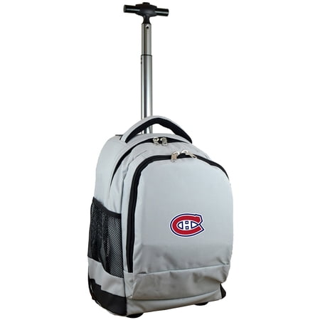 MOJO Gray Montreal Canadiens 19 Premium Wheeled Backpack