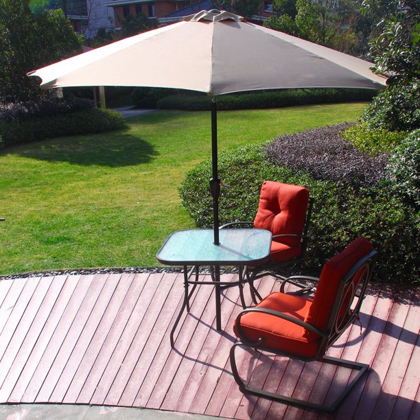 Cloud Mountain 9 Ft Push Button Tilt Patio Umbrella Walmart Com Walmart Com