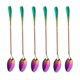 thumbnail image 2 of Cucharaditas de Cafe, Juego de 18 Cuchara de Cafe de Color del Iris Cuchara de Desierto de Helado de Manejar Cuchara de de Coctel Cuchara de Mezcla, 2 of 5