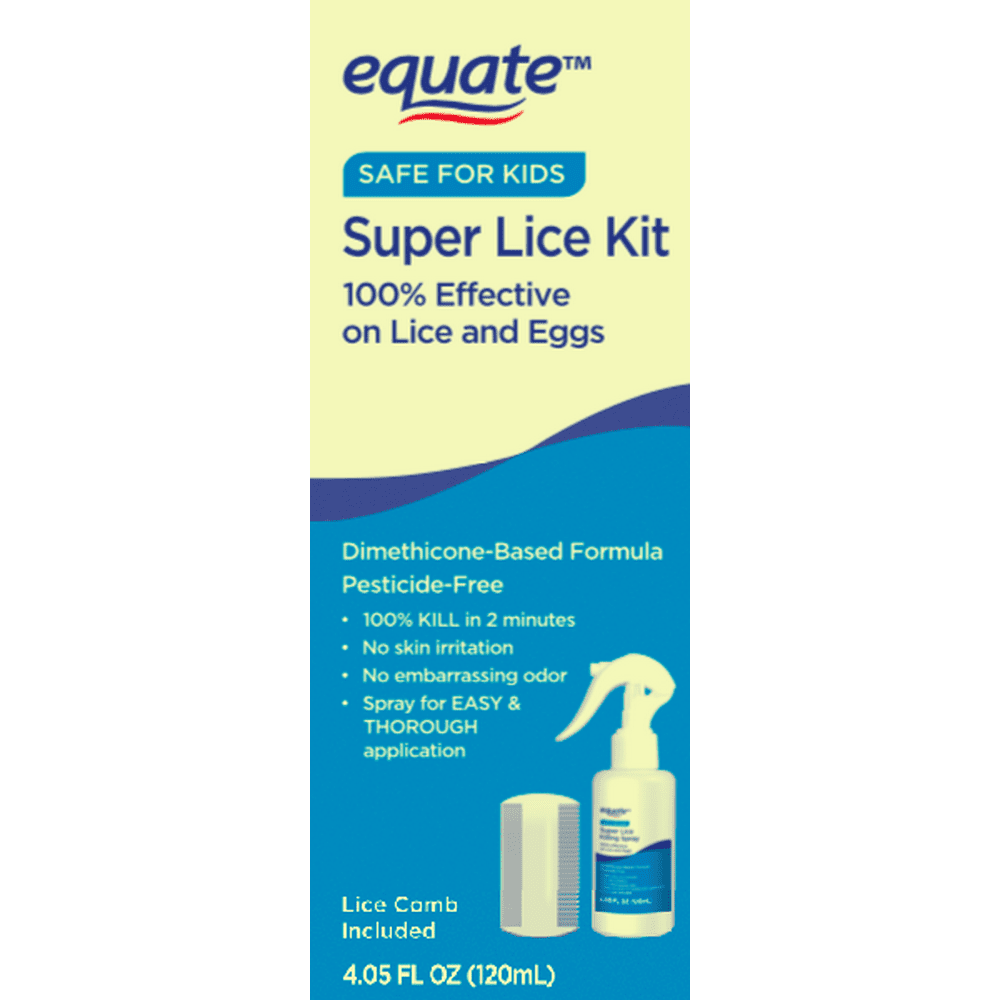 Equate Super Lice Kit, 4.05 fl oz