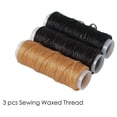 thumbnail image 4 of eccomum 12Pcs Leather Craft Tools Kit Sewing Waxed Thread Cord Stitching Awl Sewing Thimble DIY Leather 12Pcs, 4 of 7