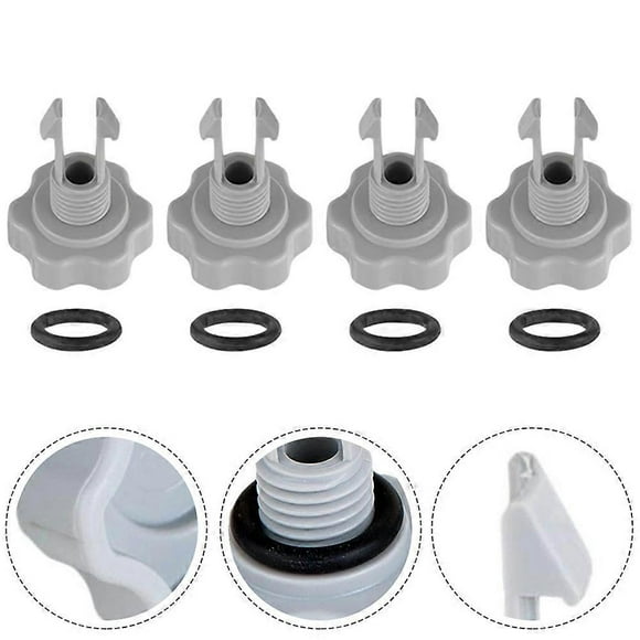 4 Sets Exhaust Valves For Intex 25002 Set Of Air Release Valves With O-Rings For Filter Pump Systems Hot Tubs Swimming Pool Part