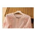 thumbnail image 5 of Jxximdong Button-up Shirts for Women Embroidered Tops Floral Cotton Linen Tunic Tshirt Tee V Neck Button Boho Ethnic Spring Tops, 5 of 8