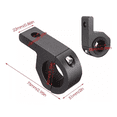 thumbnail image 4 of Bases Para Luces Auxiliares Metal Motocicleta Auto 2 pzs negro, 4 of 5