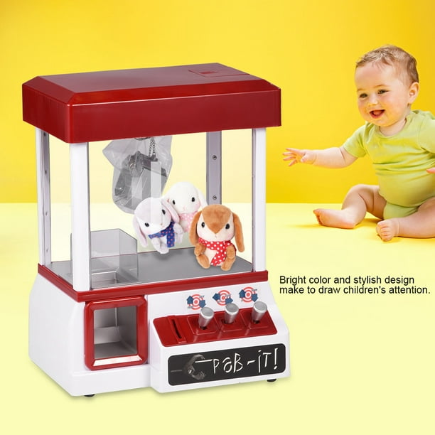 Mgaxyff Electronic Plush Toys Catcher, Dolls Machine,Mini Dolls Machine