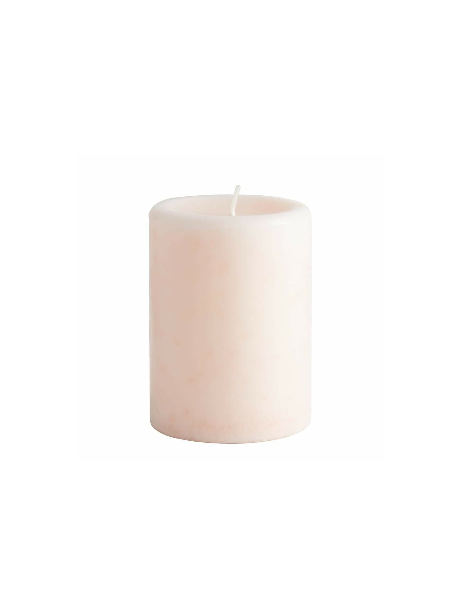 6 inch Scented Crystalizing Palm Wax Pillar Candle 