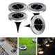 thumbnail image 1 of Solar Garden Lights Outdoor Ground Lights Ip65 Waterproof 4 Pcs 4 Led, Warm Light, 1 of 5