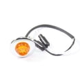 thumbnail image 5 of Set of 5: 3/4" Bullet Amber Round LED Light with Chrome Bezel Side Marker Truck Trailer, 5 of 7