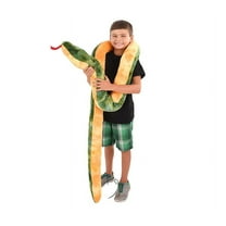 Rhode Island Novelty Giant Anaconda Snake Plush Toy 100 Inch Long