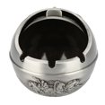 thumbnail image 3 of Decoration Ashtray, Stamped Pattern Round Ashtray, For Home Car, 3 of 8