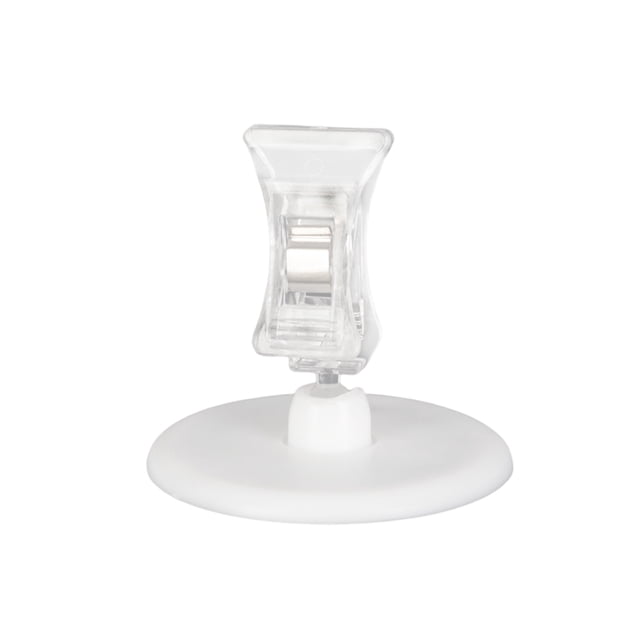 Monstrate Clip de succión Sucker Clamp Soporte de estante Autoadhesivo Car Clips de etiqueta de precio de larga duración Superficie lisa Cadenas y protecciones para puertas de seguridad 5.5 cm